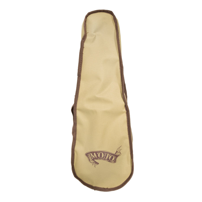 -Mojo Padded Soprano Ukulele Gig Bag (Tan)-Living Music