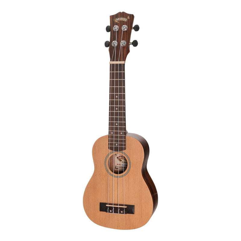 -Mojo 'SZ40 Series' Spruce Top and Rosewood Back & Sides Soprano Ukulele (Natural Satin)-Living Music
