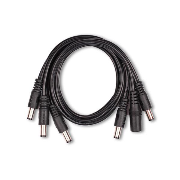 MEP-PDC-5S-Mooer 5-Plug DC Daisy Chain Pedal Power Cable (Straight Plugs)-Living Music
