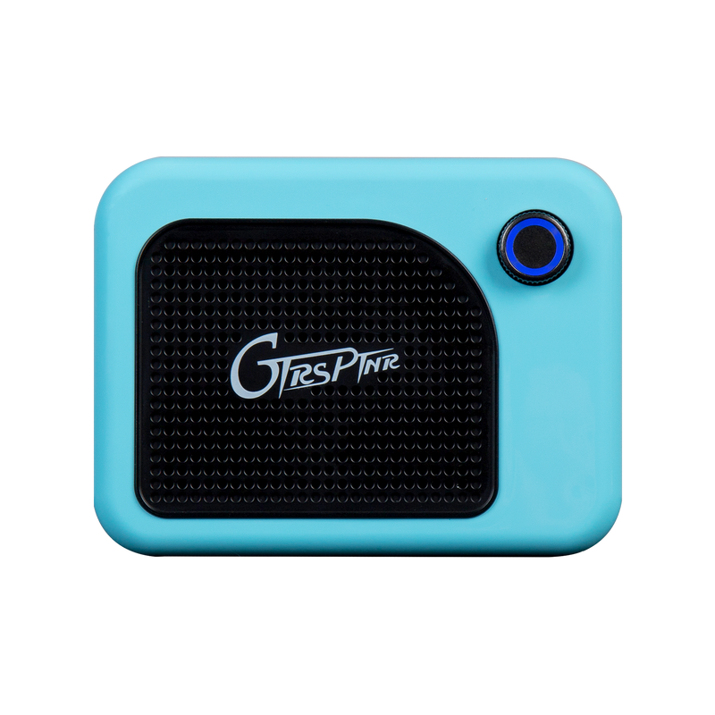 GTRS-CA5-BLU-Mooer 5W GTRS PTNR Rechargeable Mini Bluetooth Amplifier (Blue)-Living Music