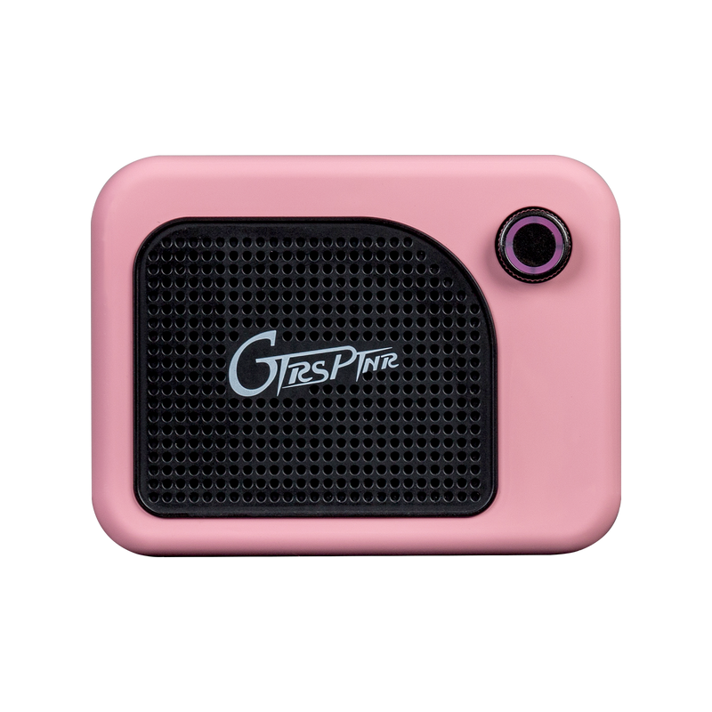 GTRS-CA5-PNK-Mooer 5W GTRS PTNR Rechargeable Mini Bluetooth Amplifier (Pink)-Living Music
