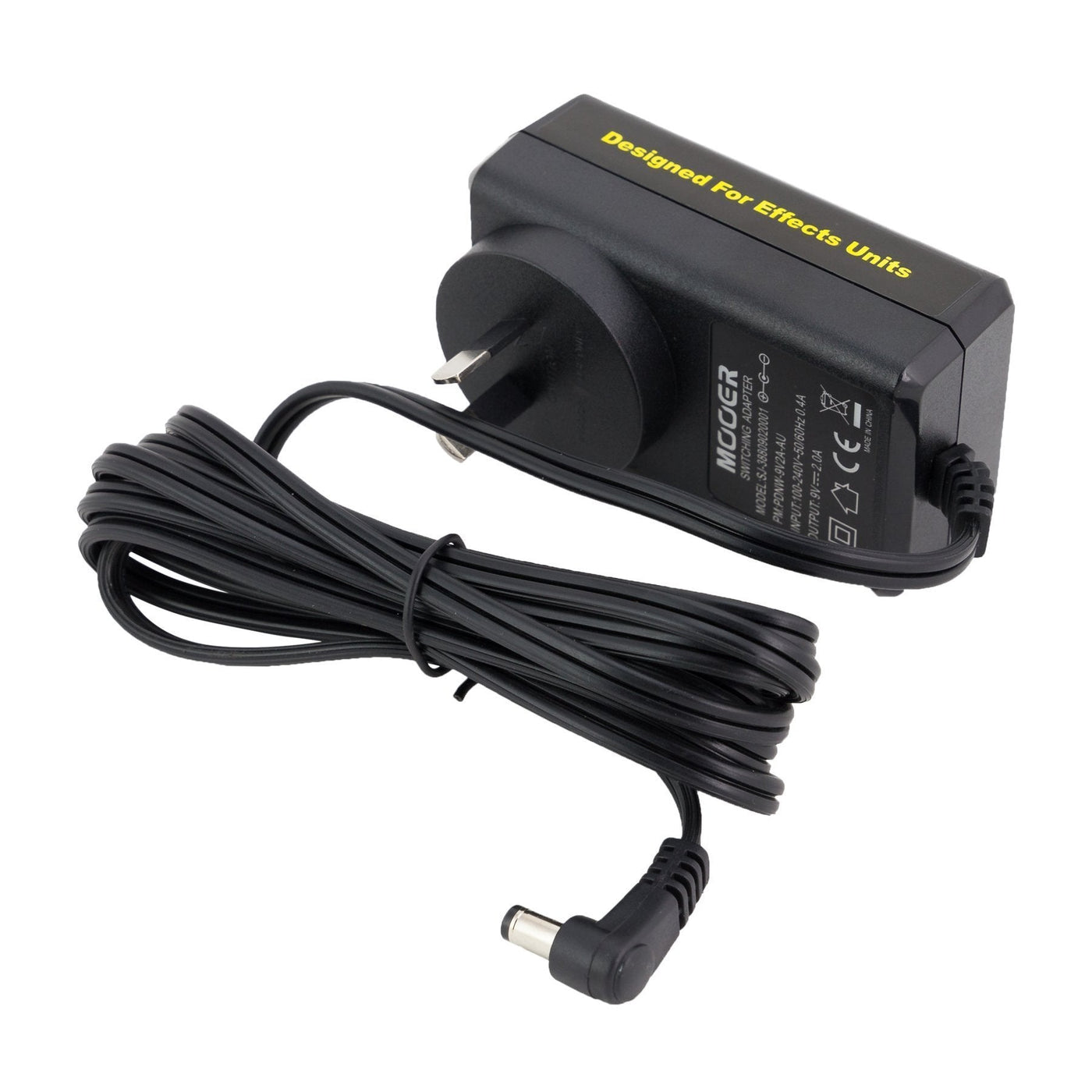 9 volt adapter for guitar pedals Mooer 9 Volt DC 2 Amp Effects Pedal Power Supply – Living Music