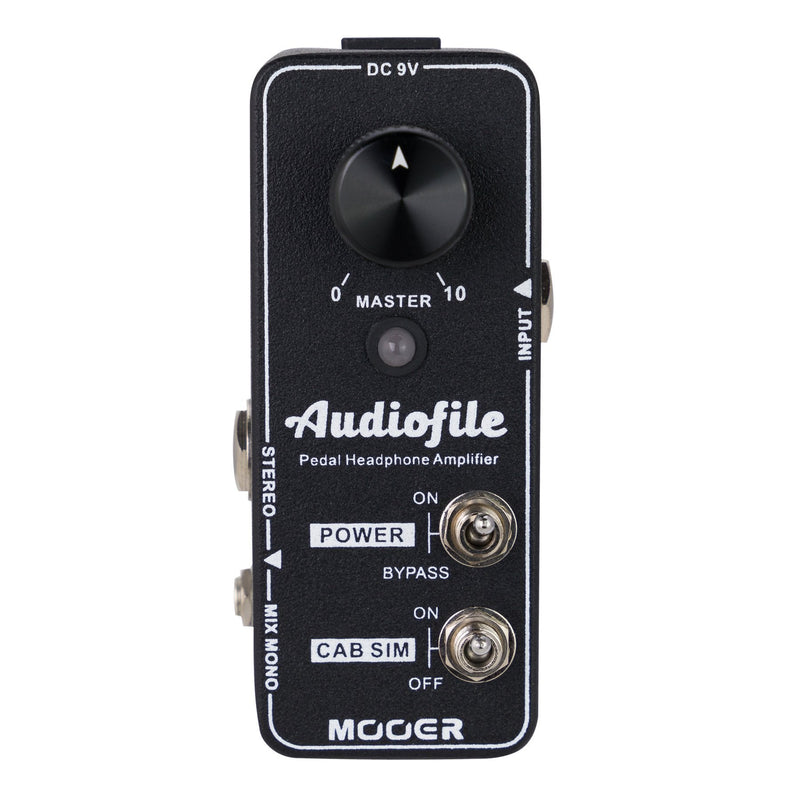 MEP-AF-Mooer 'Audiofile' Micro Headphone Amplifier Pedal-Living Music