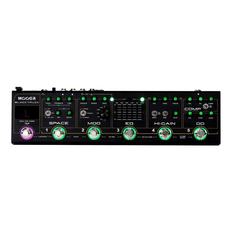 -Mooer 'Black Truck' Guitar Multi-Effects Pedal-Living Music