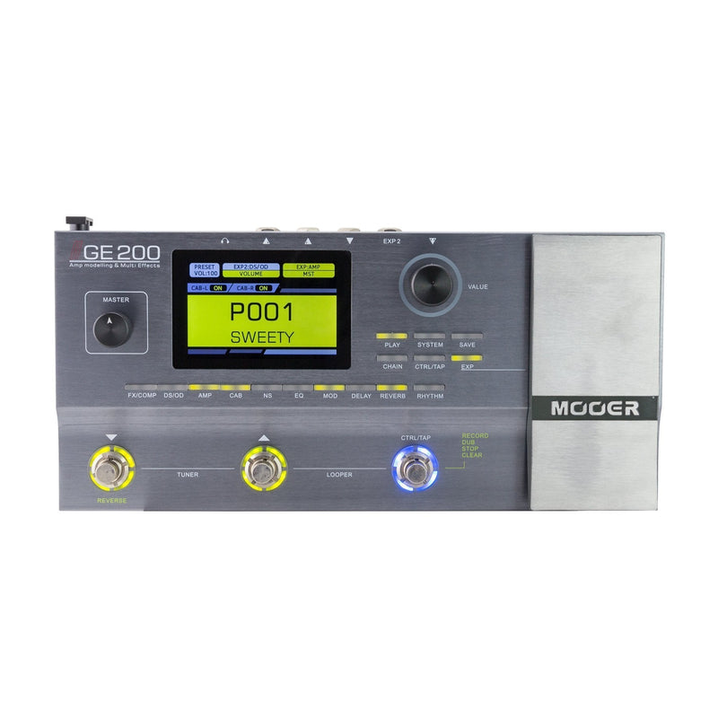 MEP-GE200-Mooer GE-200 Amp Modelling Multi-Effects Processor-Living Music
