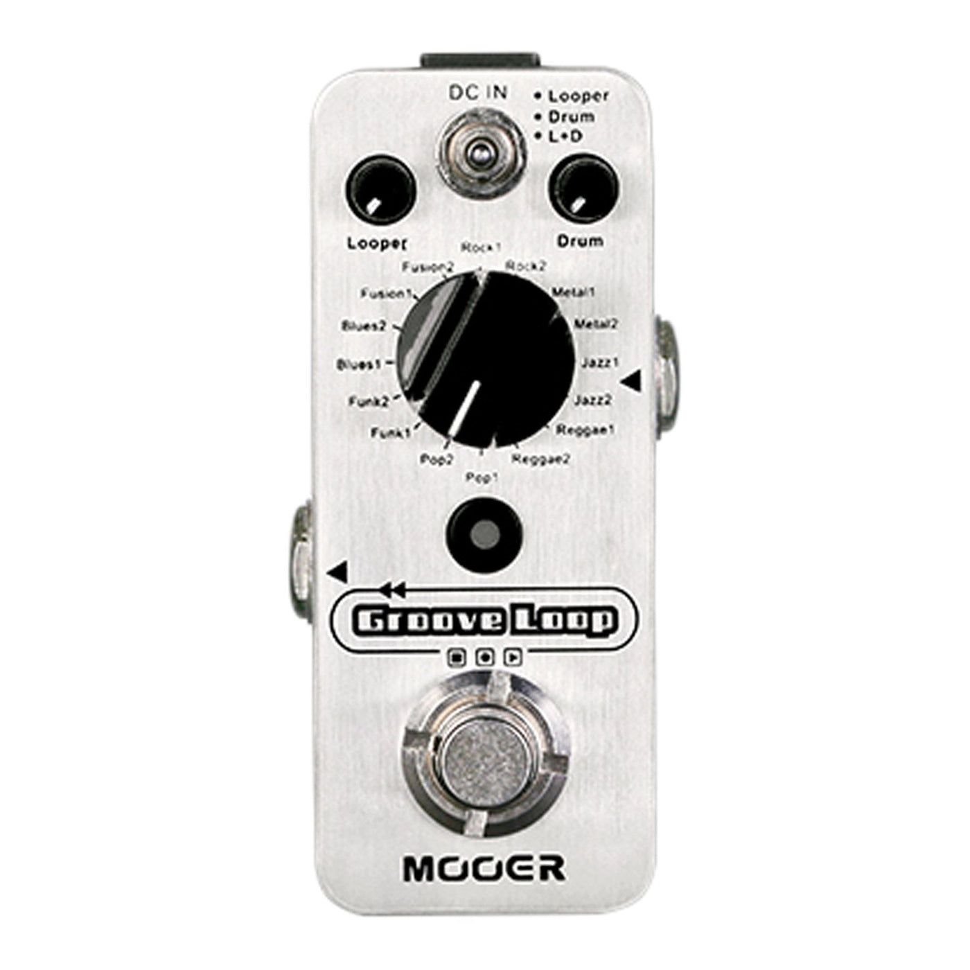 small looper pedal Mooer 'Groove Loop' Drum Machine & Looper Micro Guitar Effects Pedal – Living Music