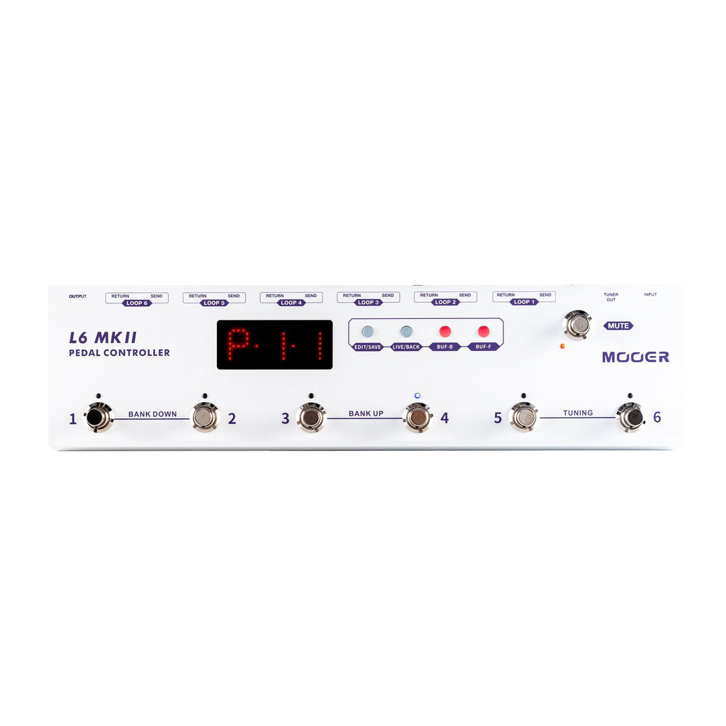 MEP-L6-Mooer L6 MKII Pedal Loop Controller-Living Music