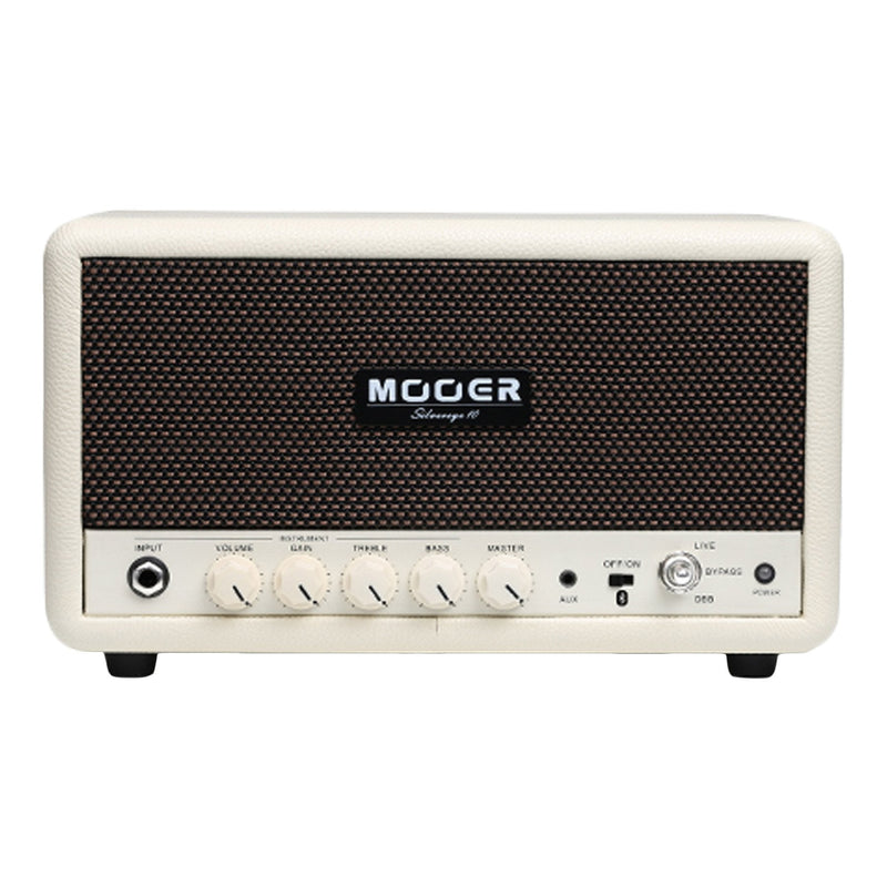 -Mooer 'SilverEye 10' 2x16 Watt Stereo HiFi Speaker and Desktop Instrument Amplifier-Living Music