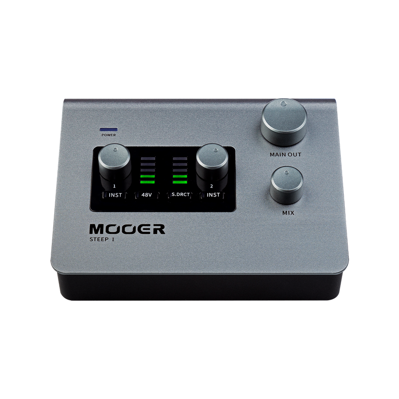 MEP-STP1-Mooer Steep I Multi-Platform Audio Interface (Dark Metallic)-Living Music