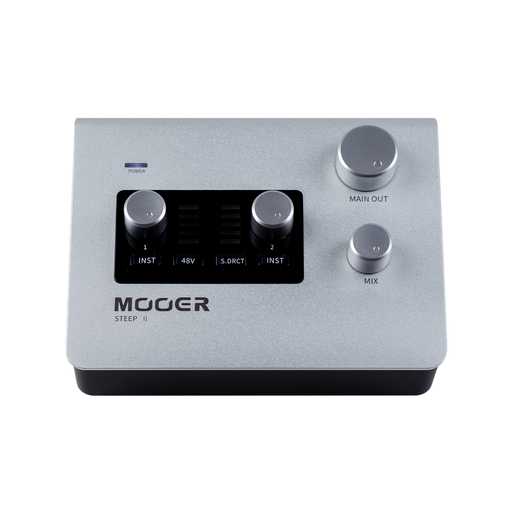 MEP-STP2-Mooer Steep II Multi-Platform Audio Interface (Light Metallic)-Living Music
