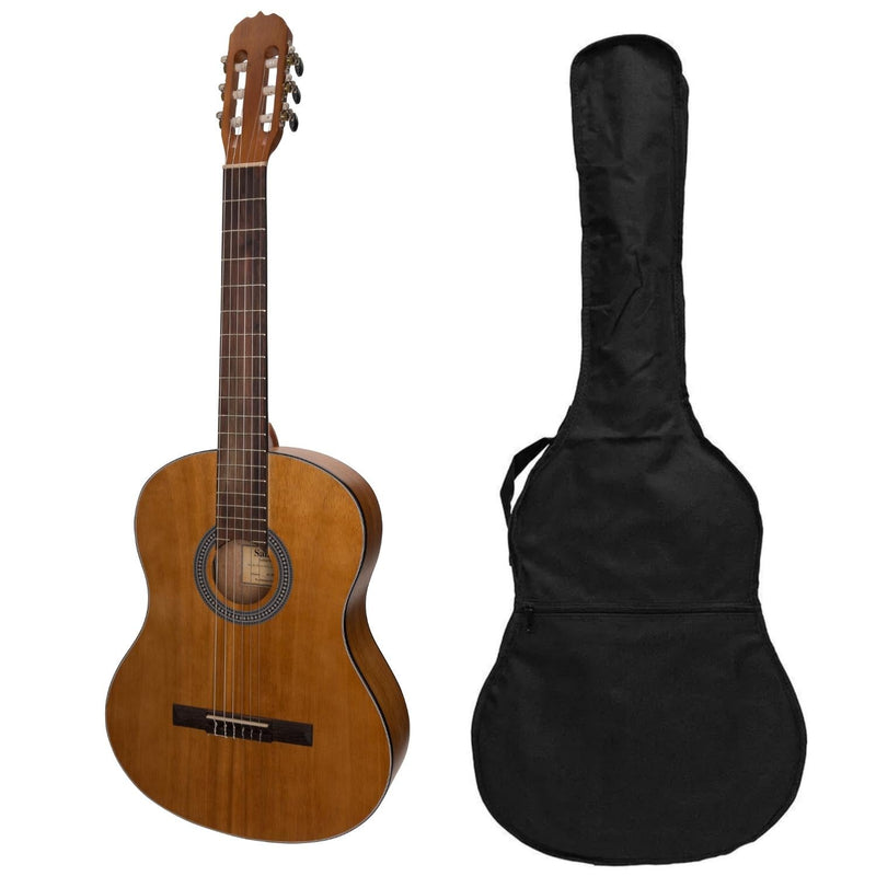SS-C36ET-ACA-Sanchez 3/4 Student Acoustic-Electric Classical Guitar with Gig Bag (Acacia)-Living Music