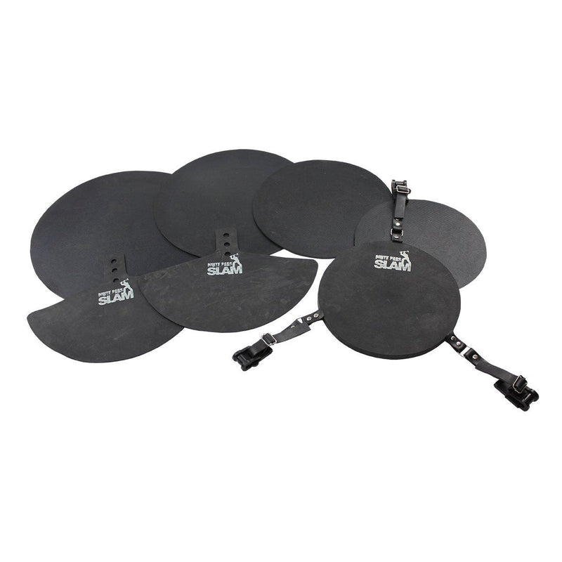 -Slam 7-Piece Drum Kit Mute Pad Set (Fusion)-Living Music