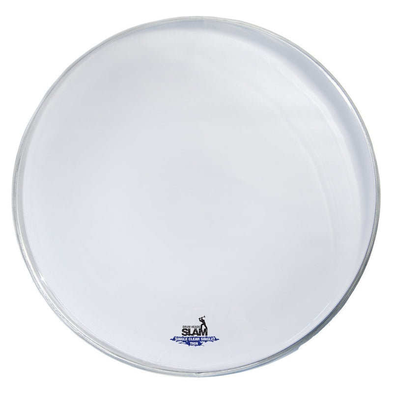 -Slam Single Ply Clear Thin Weight Drum Head (12")-Living Music