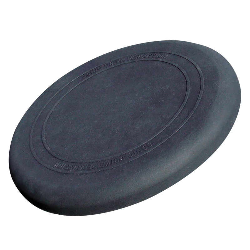 SDP-P12-BLK-Sonic Drive Natural Rebound Drum Practice Pad (12")-Living Music