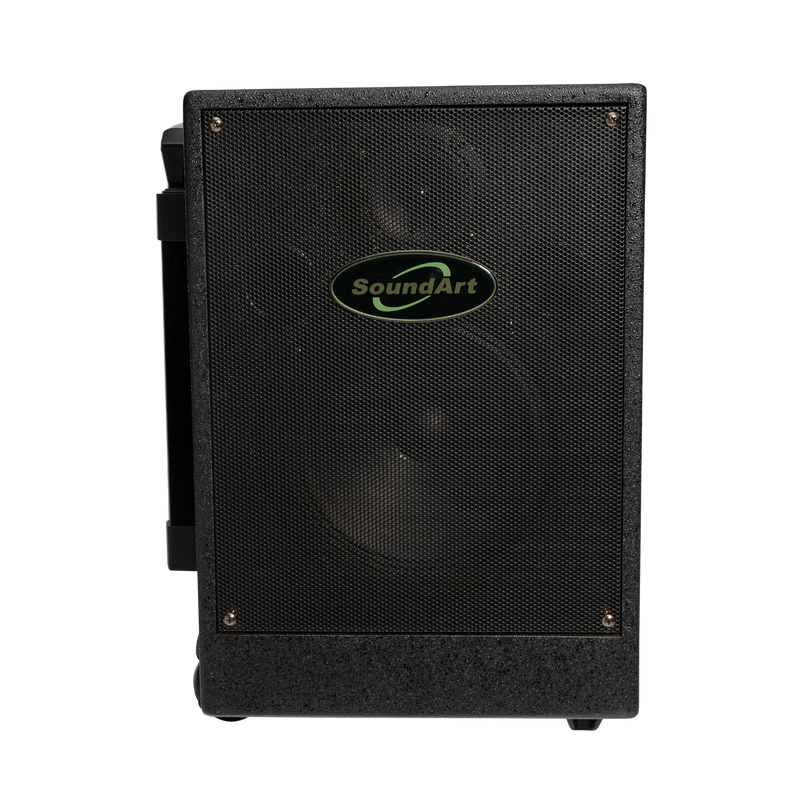 PWA-65-D-SoundArt 65 Watt Rechargeable Wireless PA System with DVD Player-Living Music