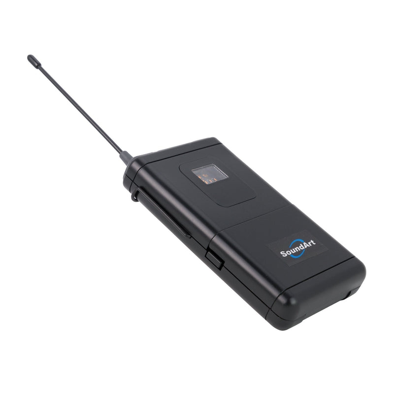 SPLL-20-MBP-SoundArt Dual Channel UHF Wireless Microphone System with Lapel, Headset and Handheld Mics-Living Music
