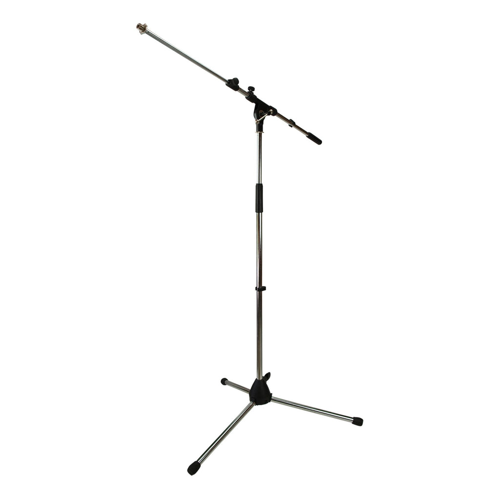 MSB-021-CH-SoundArt Heavy Duty Tripod Microphone Boom Stand (Chrome)-Living Music
