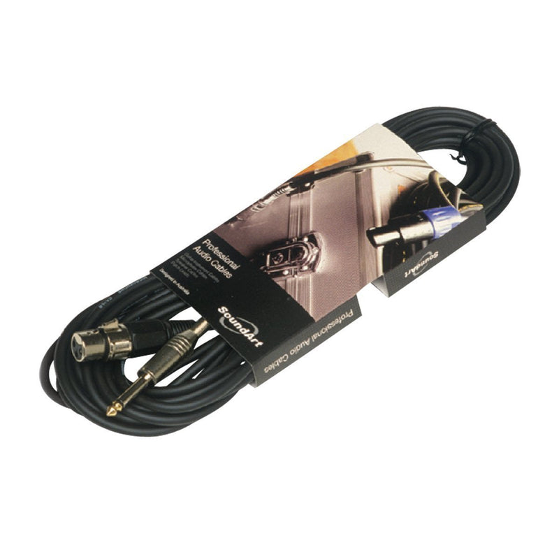 SMC-12-SoundArt SMC-12 Mic to Line Cable with Female XLR to Jack Plugs (8m)-Living Music