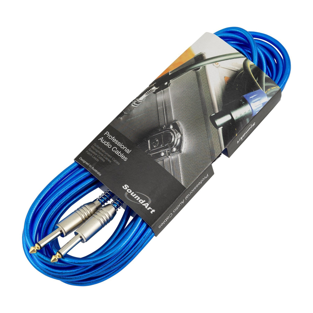 SMI-30-BLU-SoundArt SMI-30 Instrument Cable (6m Blue)-Living Music