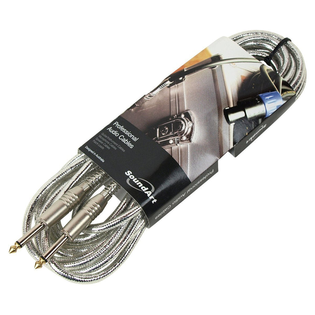 SMI-30-SLV-SoundArt SMI-30 Instrument Cable (6m Silver)-Living Music