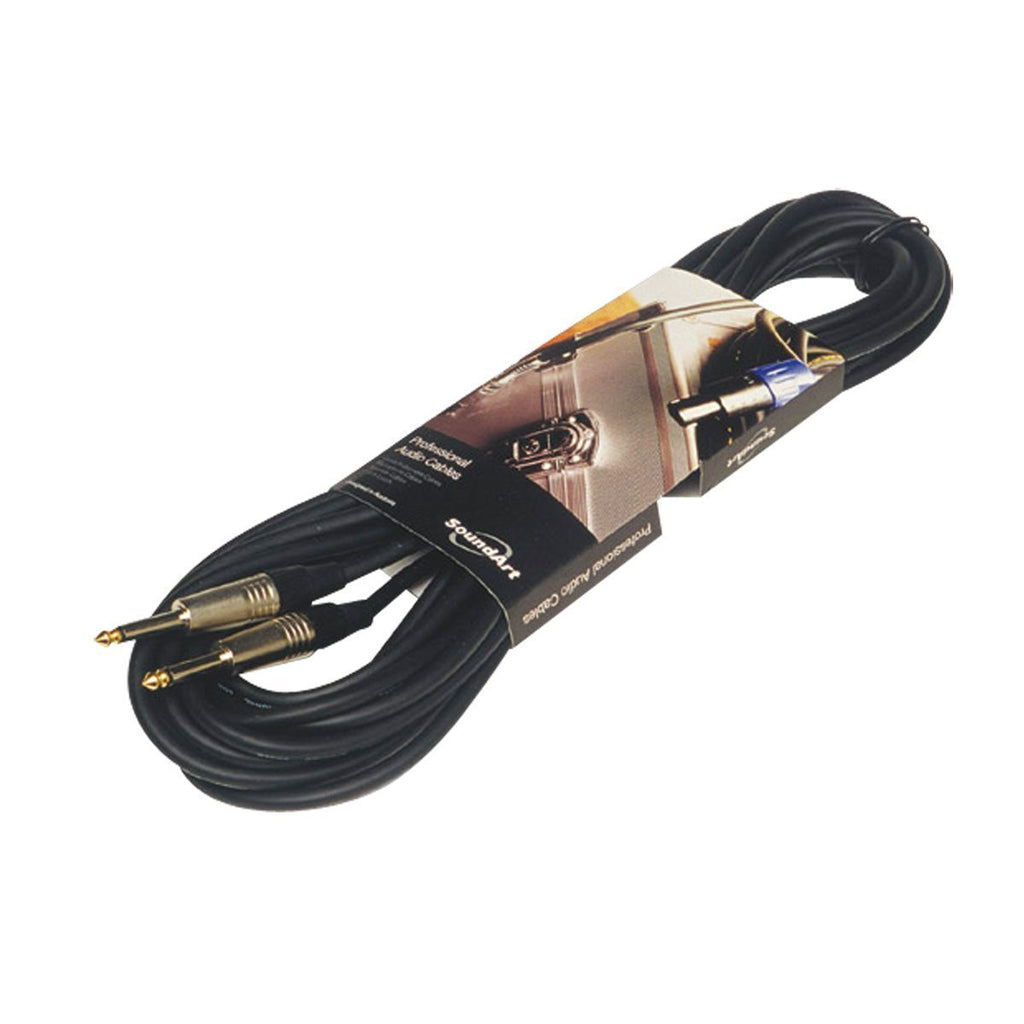SSC-42-BLK-SoundArt SSC-42 PA Speaker Cable with Jack to Jack Connectors-Living Music
