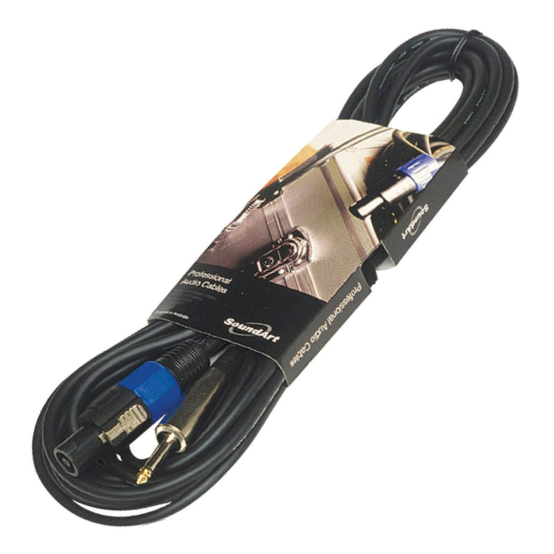 SSC-44-BLK-SoundArt Speaker Cable with Speakon to Jack Connectors (10m)-Living Music