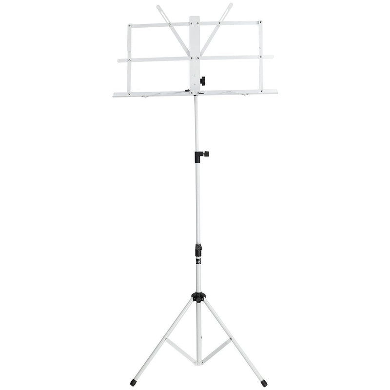 MU-16A-WH-SoundArt Traditional Folding Music Stand (White)-Living Music