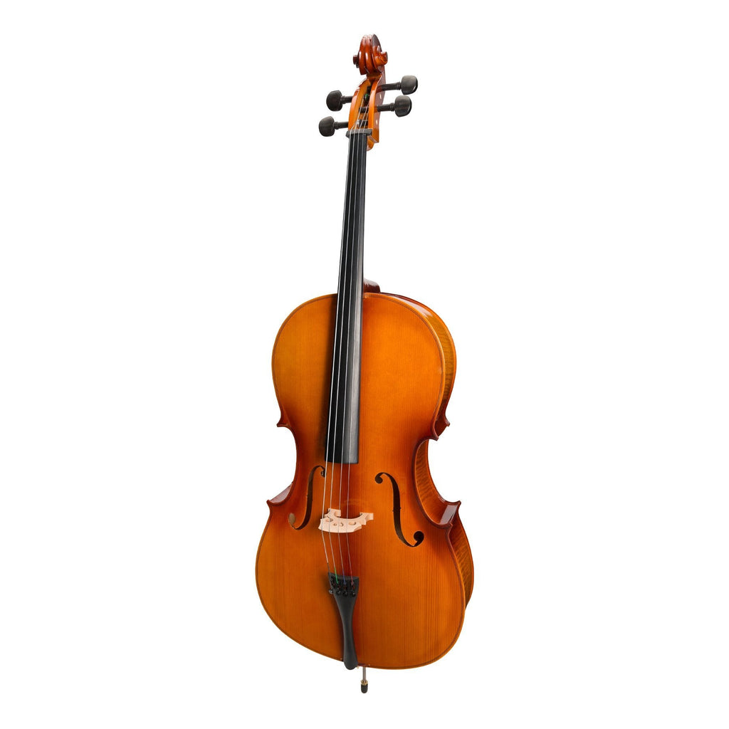 KSO-CE29(4/4)-NGL-Steinhoff Full Size Student Cello Set (Natural Gloss)-Living Music