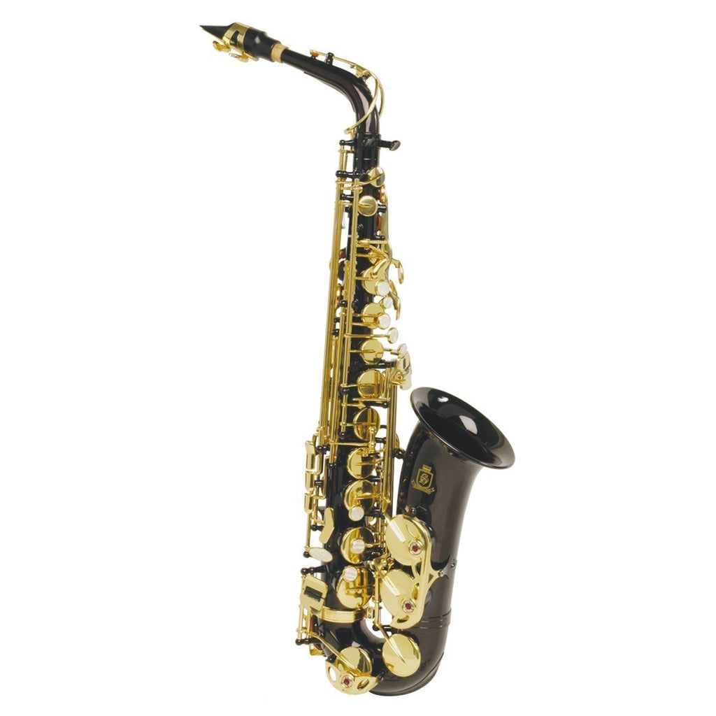 KSO-AS2-BLK-Steinhoff Student Alto Saxophone (Black)-Living Music