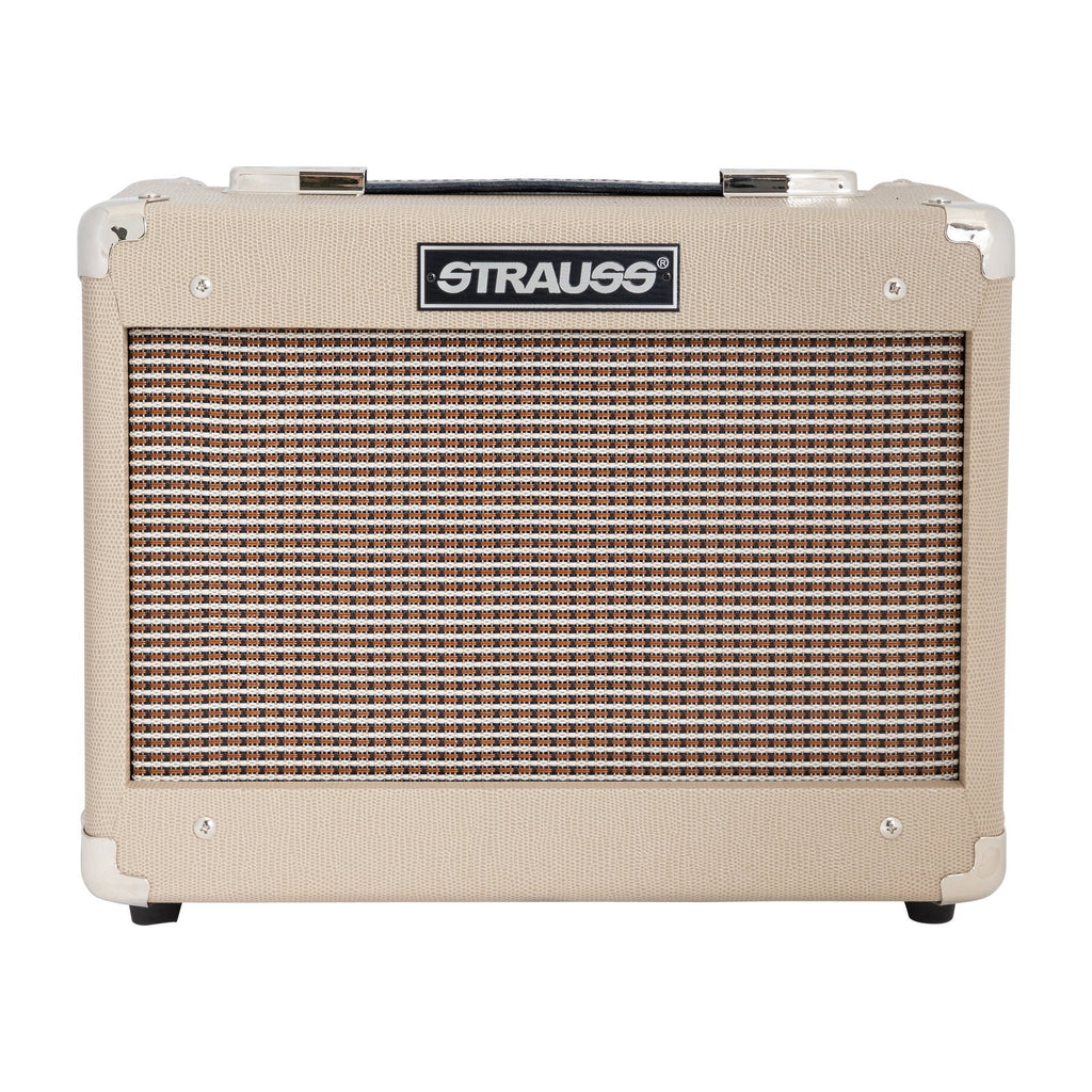 SM-T5-CRM-Strauss SM-T5 5 Watt Combo Valve Amplifier (Cream)-Living Music