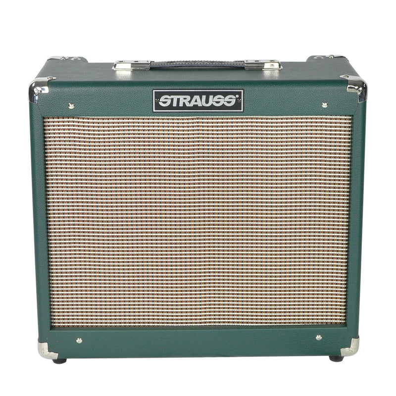 -Strauss SVT-20R 20 Watt Combo Valve Amplifier with Reverb (Green)-Living Music