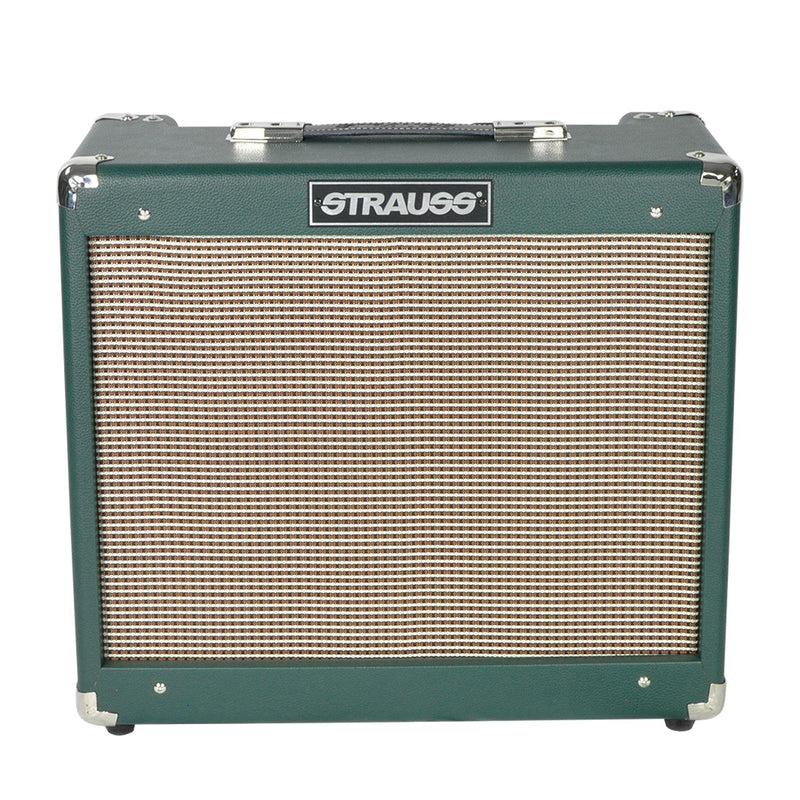 SVT-20R-GRN-Strauss SVT-20R 20 Watt Combo Valve Amplifier with Reverb (Green)-Living Music