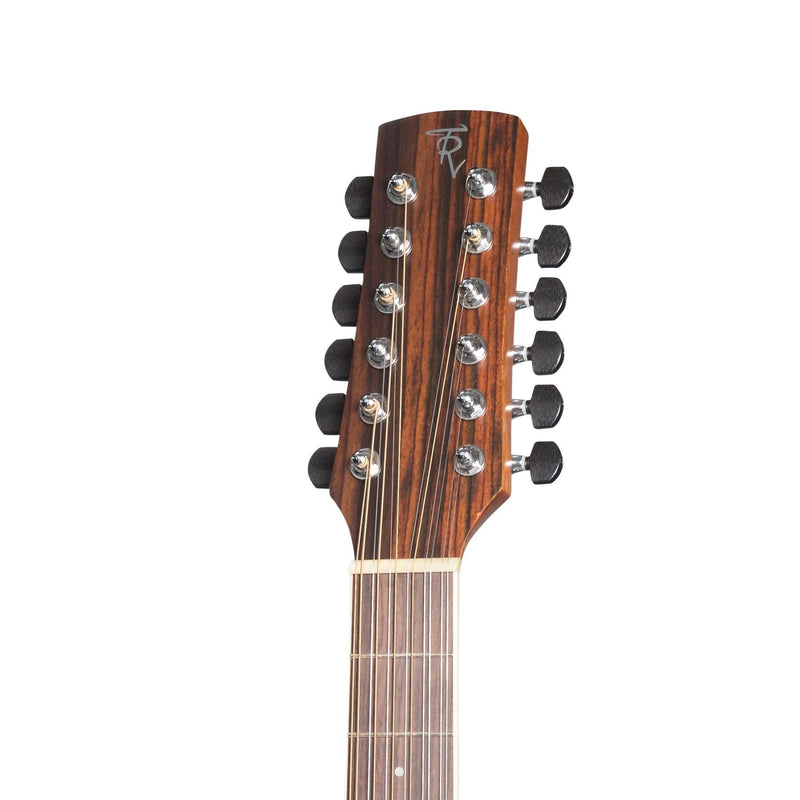 TRT-112-NST-Timberidge '1 Series' 12-String Spruce Solid Top Acoustic-Electric TS-Mini Guitar (Natural Satin)-Living Music