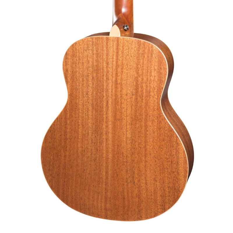 TRT-1L-NST-Timberidge '1 Series' Left Handed Solid Top Acoustic-Electric TS-Mini Guitar (Natural Satin)-Living Music