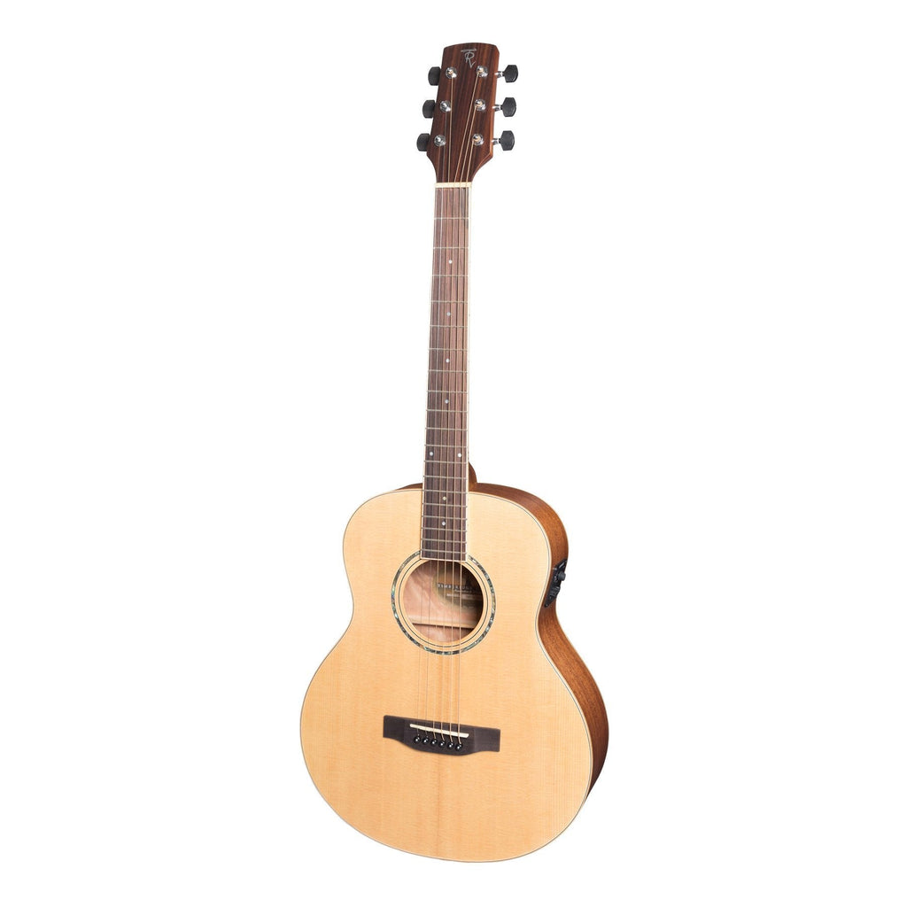 -Timberidge '1 Series' Left Handed Solid Top Acoustic-Electric TS-Mini Guitar (Natural Satin)-Living Music