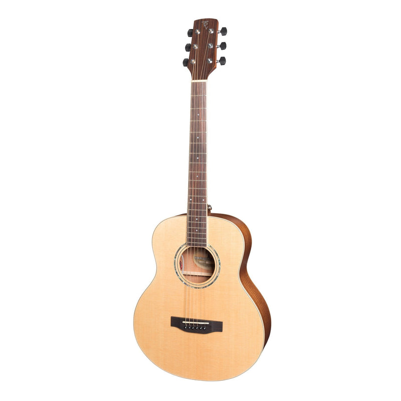TRT-1-NST-Timberidge '1 Series' Spruce Solid Top Acoustic-Electric TS-Mini Guitar (Natural Satin)-Living Music