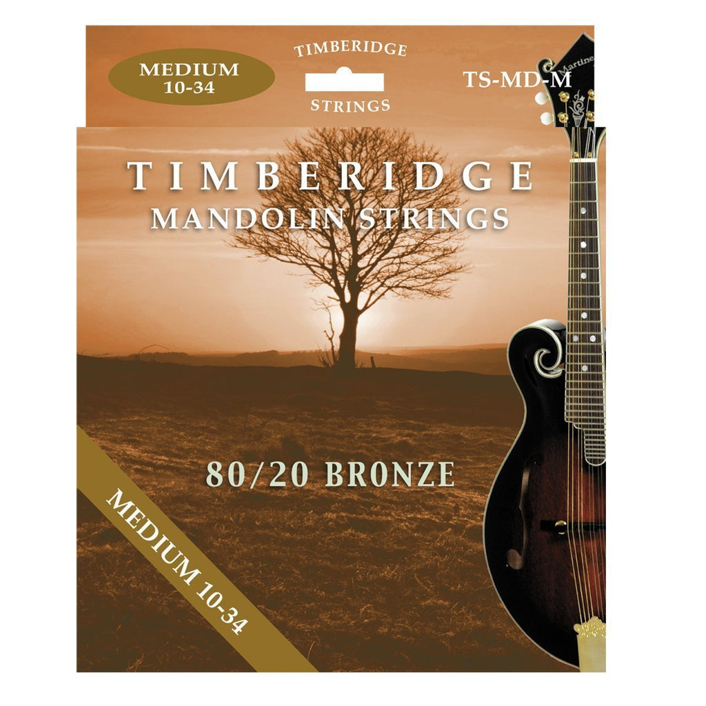 TS-MD-M-Timberidge Medium Tension 80/20 Bronze Mandolin Strings (10-34)-Living Music
