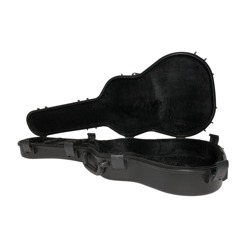 -XHL 3001 Weather-Sealed Small Body Acoustic Guitar Travel Hard Case (Black)-Living Music