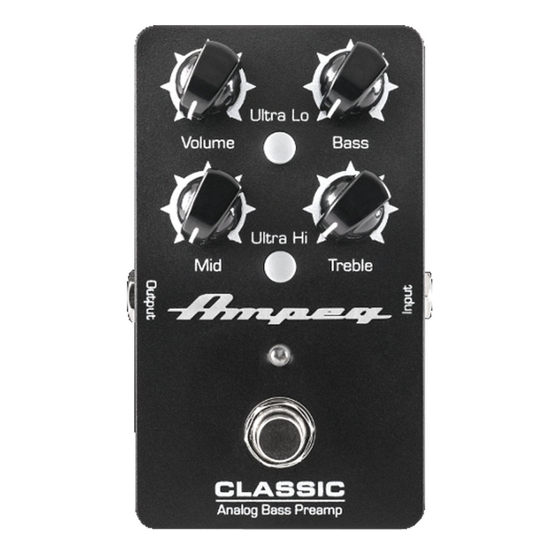 CLASSIC-Ampeg 'Classic' Analogue Preamp Bass Guitar Effects Pedal-Living Music