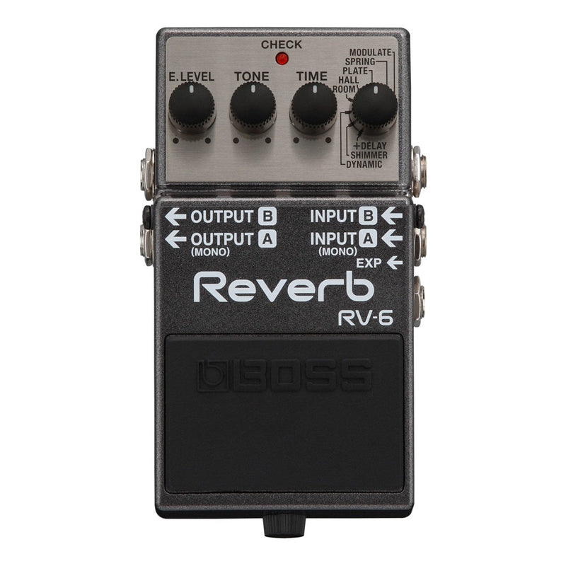 RV6-Boss RV-6 Reverb Guitar Effects Pedal-Living Music