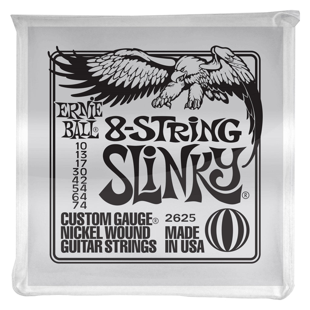 2625-Ernie Ball 2625 Slinky 8-String Nickel Wound Electric Guitar String (10-74)-Living Music