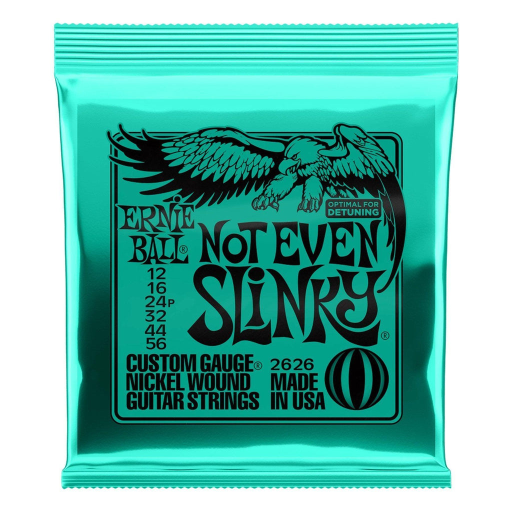 2626-Ernie Ball 2626 Not Even Slinky Nickel Wound Electric Guitar Strings (12-56)-Living Music