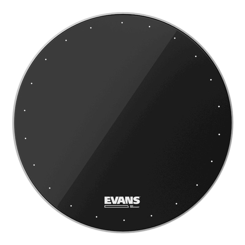 BD20RA-Evans 'EQ1' Dry Resonant Single Ply Clear Bass Drum Head (20")-Living Music