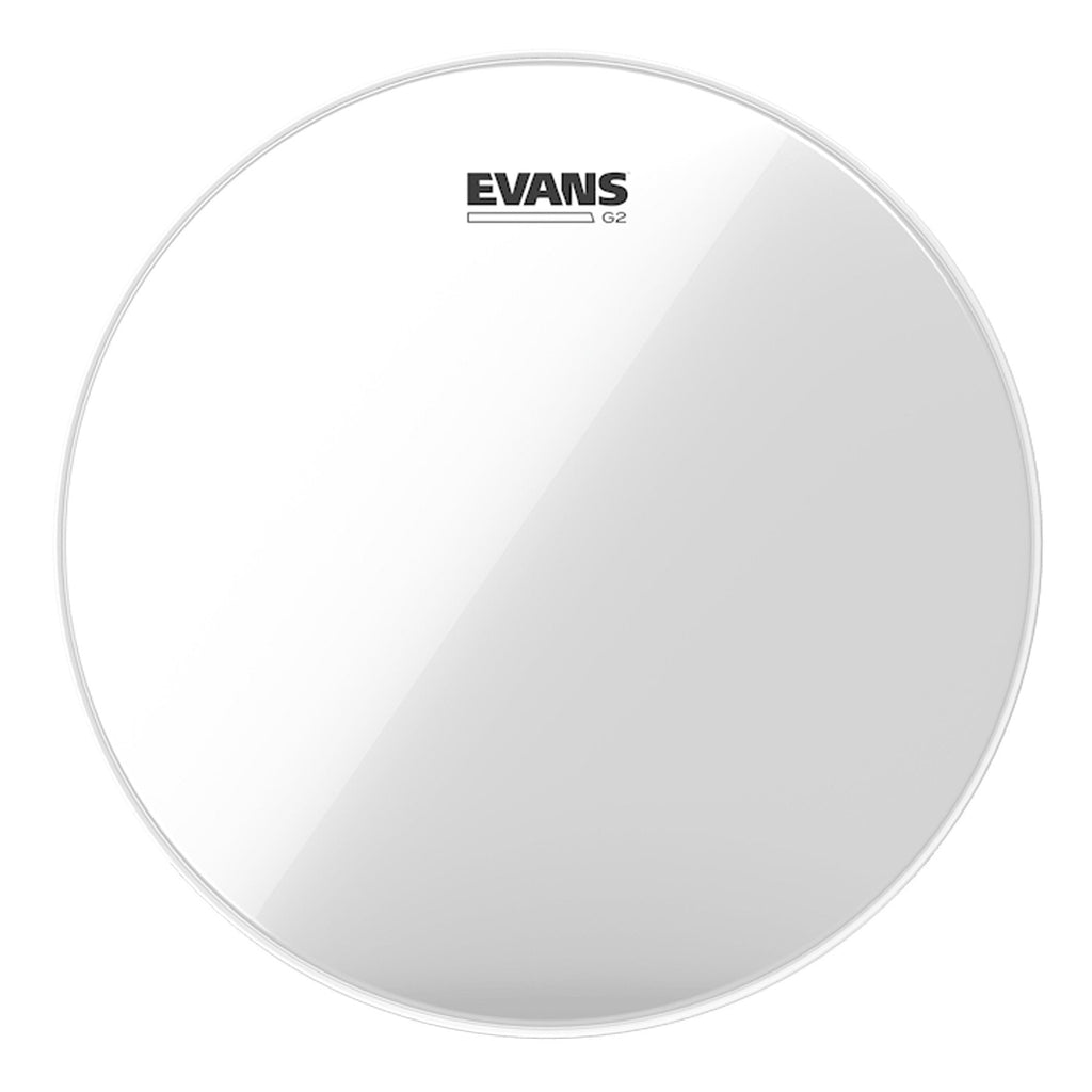 TT12G2-Evans 'G2' 2-Ply Clear Drum Head (12")-Living Music