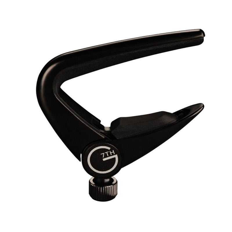 G7NP6BK-G7th 'Newport' 6-String Guitar Capo (Black)-Living Music
