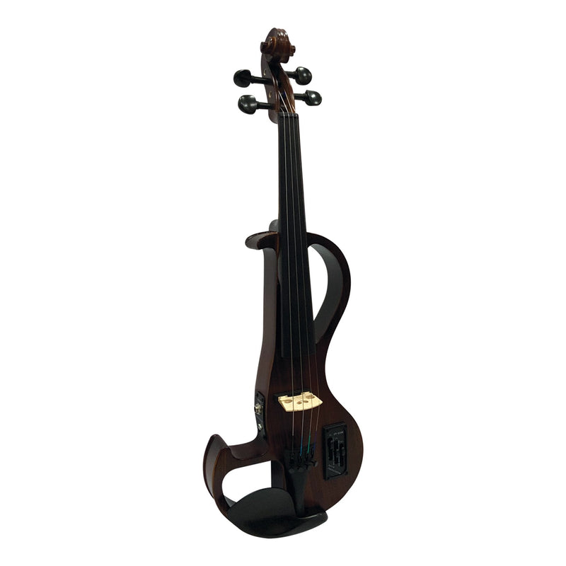 HEV3-Hidersine 'HEV3' Full Size Zebrawood Electric Student Violin Outfit-Living Music