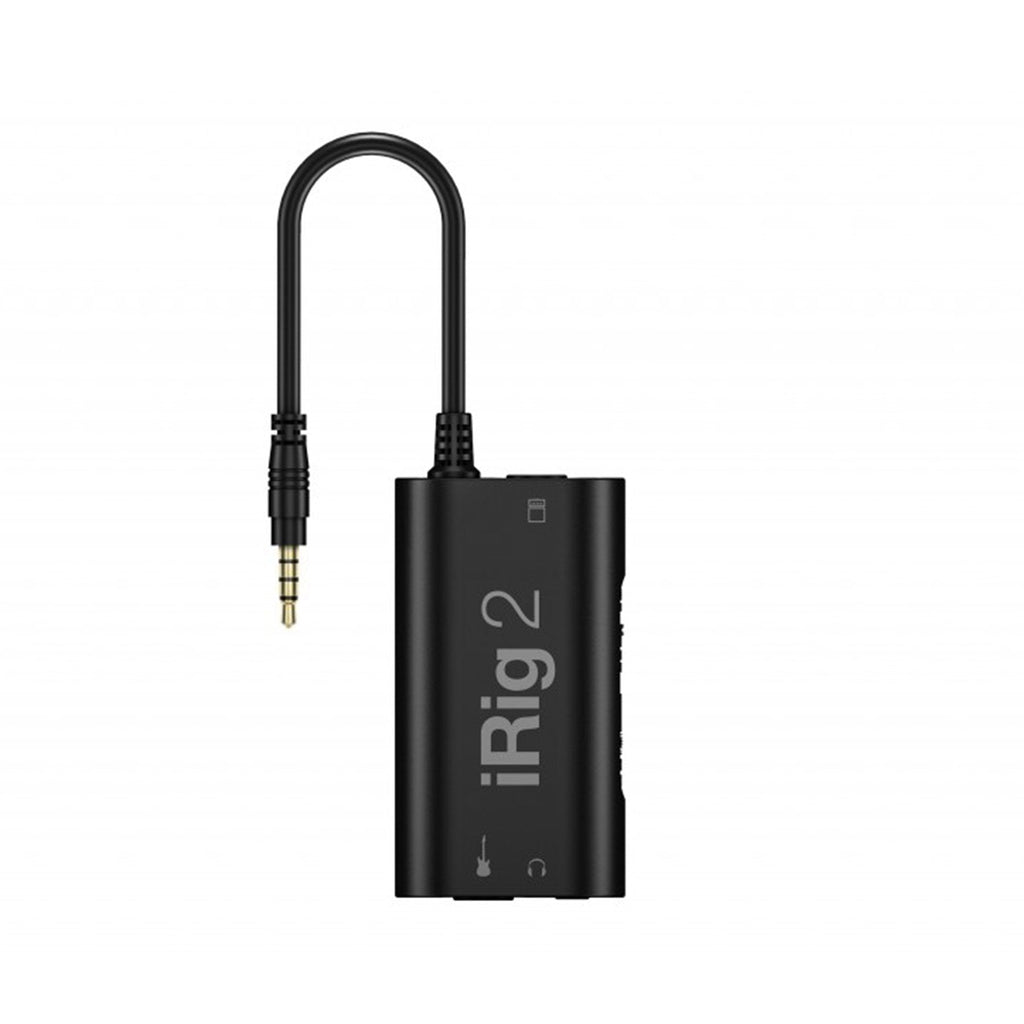 IKMT_IP-IRIG2-PLG-IN-IK Multimedia 'iRig 2' Guitar Interface for iOS Devices-Living Music