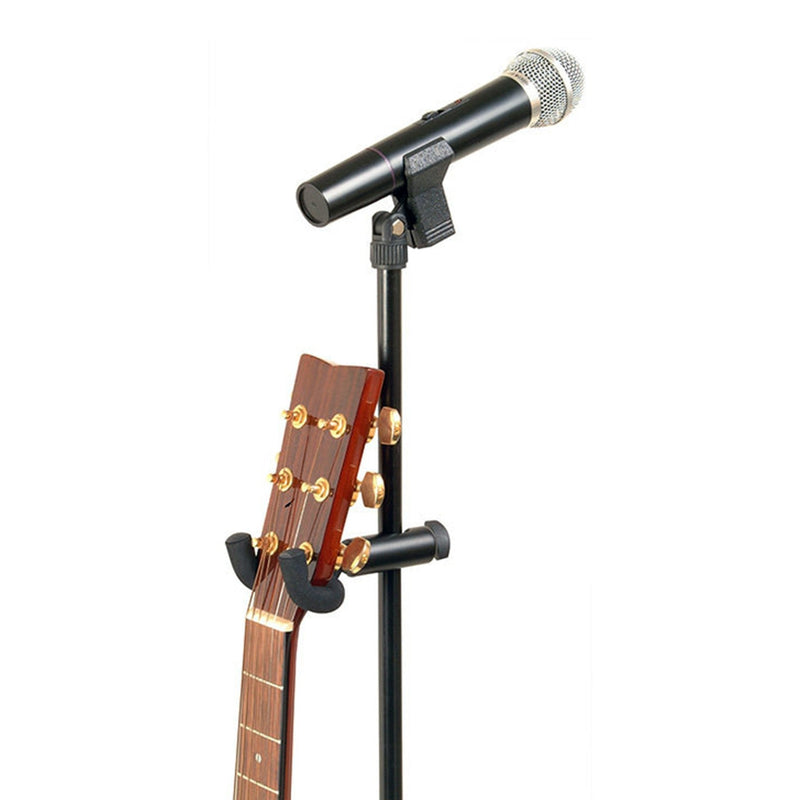 -On Stage U-Mount Microphone Stand Guitar Hanger-Living Music