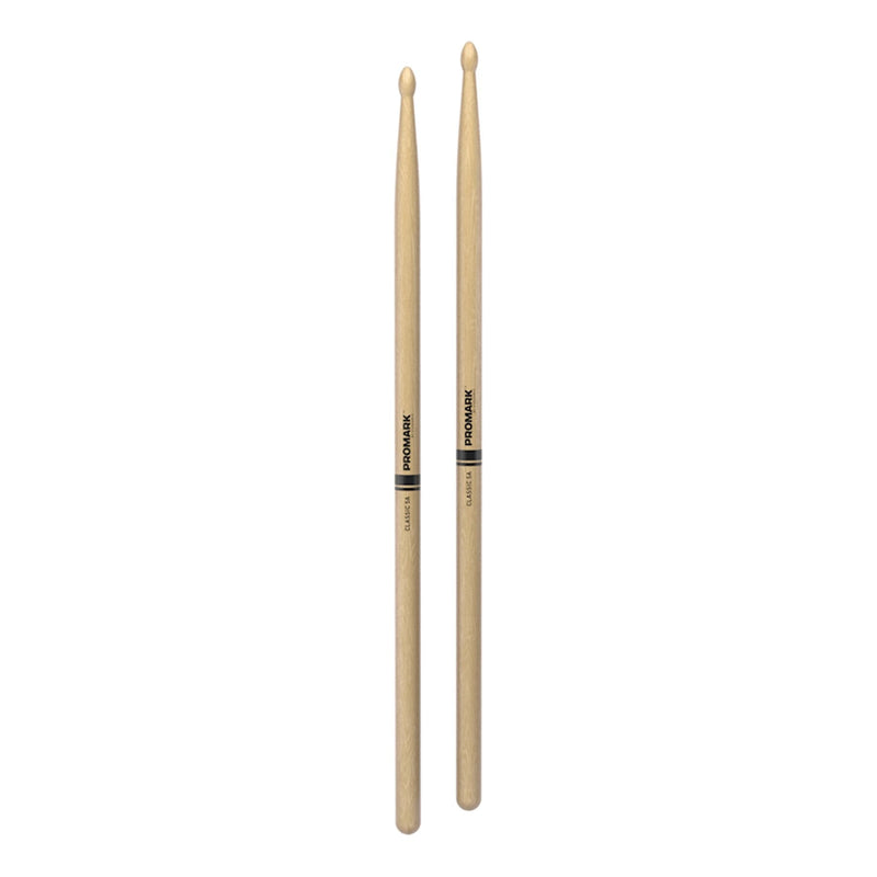 TX5AW-Promark Classic 5A Hickory Wood Tip Drumsticks-Living Music