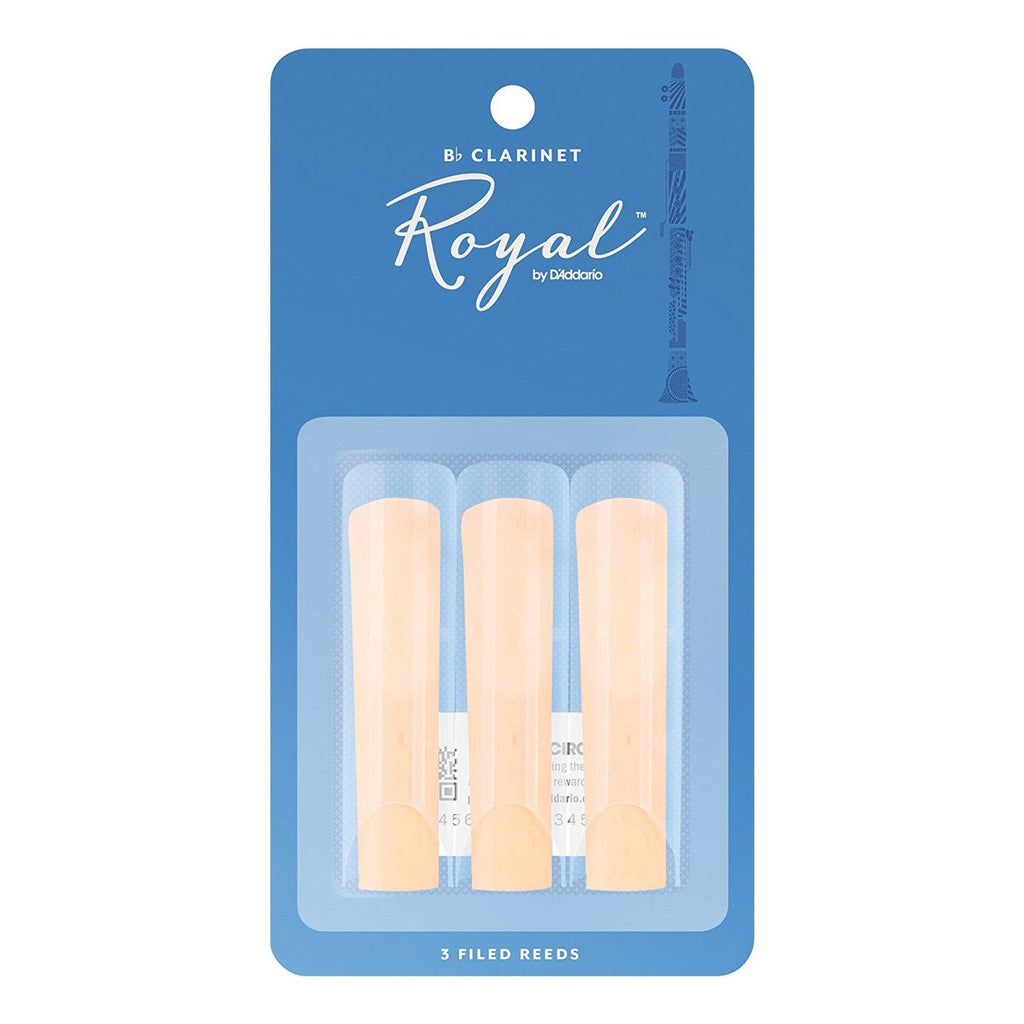 RCB0320-Rico Royal 3 Pack Bb Clarinet Reeds (Size 2)-Living Music